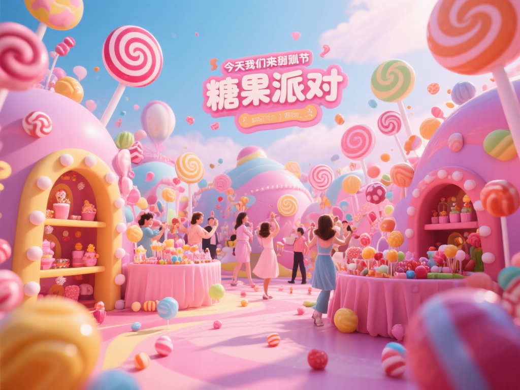 想象一下，一个充满梦幻色彩的糖果世界，一场别开生面