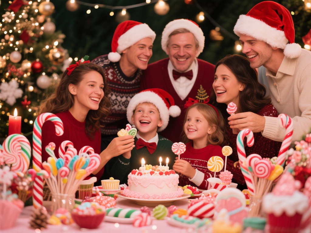 梦幻圣诞糖果派对狂欢夜的奇幻之旅 圣诞节,一年中最浪漫的时刻,也是充满浓浓甜蜜氛围的
