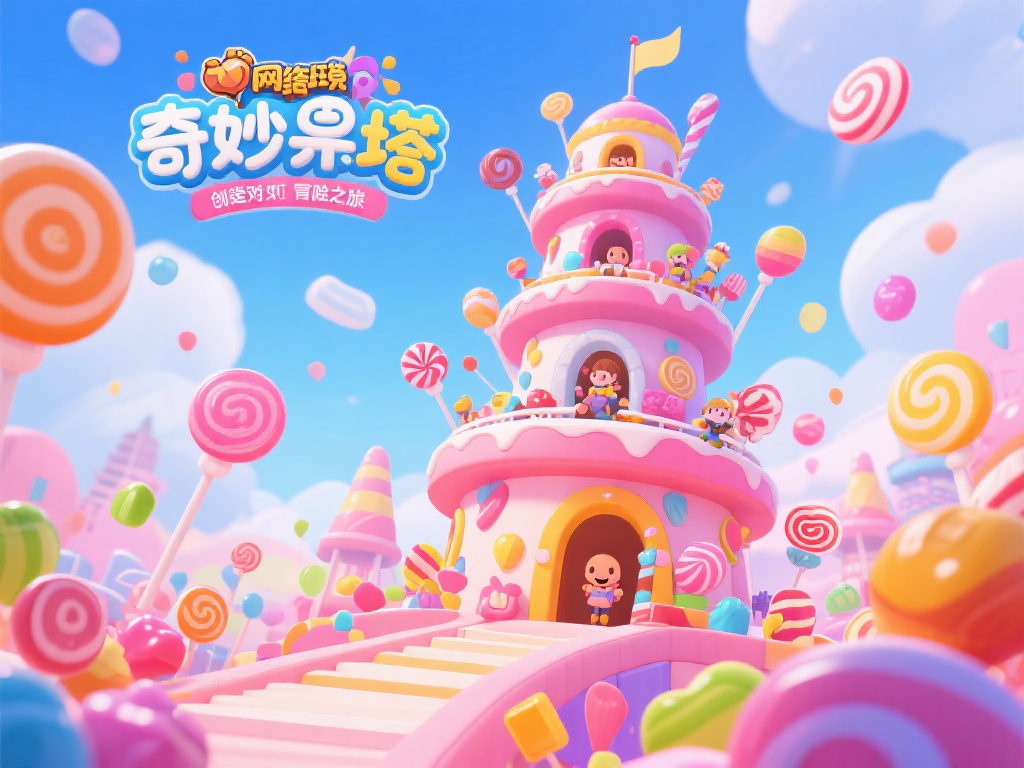 奇妙塔糖果派对畅玩欢乐探险奇幻之旅 随着网络环境的不断变化,创造新颖的内容成为吸引用户