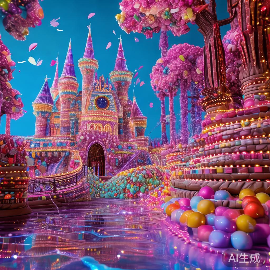 甜蜜糖果化装派对:缤纷色彩与奇幻幻想的完美奇遇 在场景设计上,加入奇幻元素是提升整体体验的重要手段