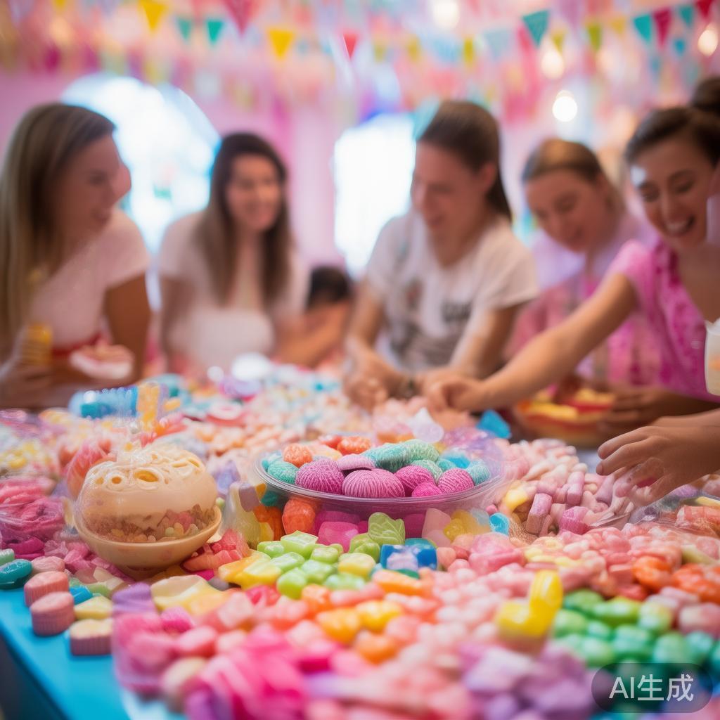 参加糖果派对，除了品尝美味，还可以参与丰富多样的互
