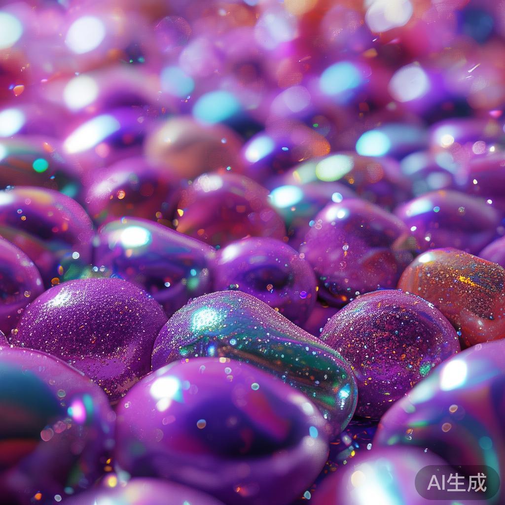糖果派对紫色主题200倍高清放大图片欣赏及详细解析 在如今追求视觉享受和细节呈现的时代,一幅高清放大图