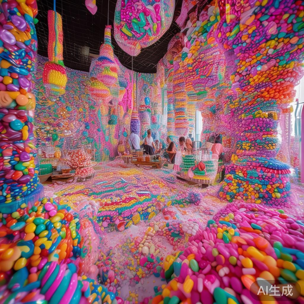 安宁糖果派对的最大特色在于它围绕“甜蜜”主题展开，