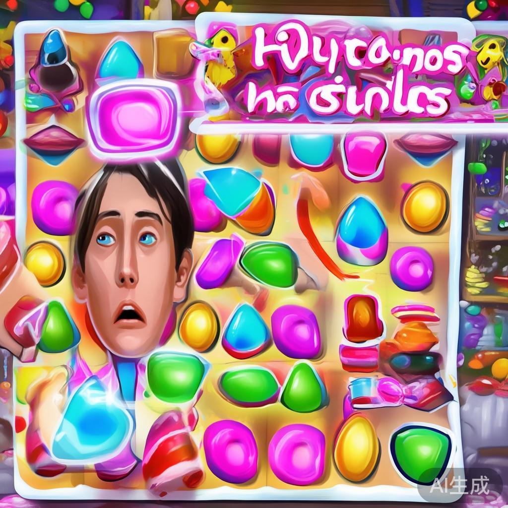 在糖果派对中，玩家应学会观察糖果的摆放规律。*通常