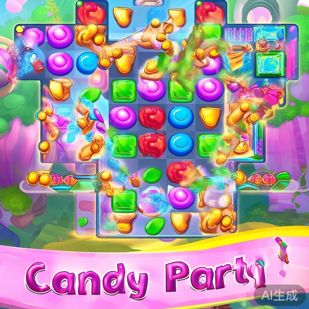 糖果派对作为一种休闲益智类游戏，融合了三消游戏的经